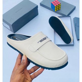 Balenciaga White Slide