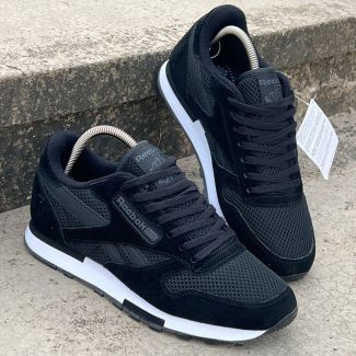 Reebok Utility Black Suede Sneakers