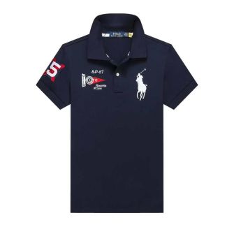 PRL Pure Cotton Blue Polo Shirt