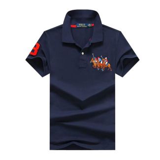 Polo Ralph Lauren Blue 3 Horse Polo