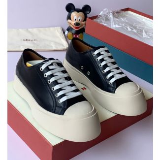 Marni Pablo Leather Black Shoe